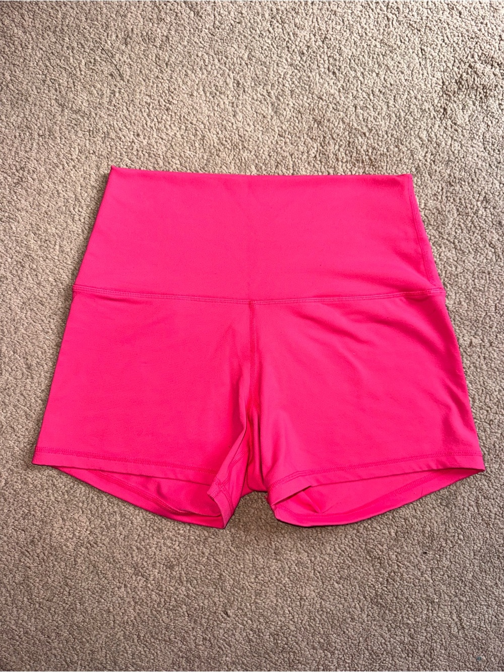 Born Primitive Hot Pink High-Waist Women's Athletic Shorts